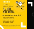 KäLLi ja ÄLLi Volleyn 1.11. otteluohjelma