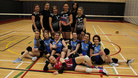 SuVo Girls (edessä) sijoittui seitsemänneksi ja Sunny Volley (takana) kahdeksanneksi.